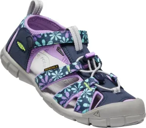 KEEN Dětské sandály SEACAMP 1025149 black iris/african violet 36