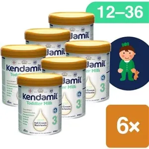Kendamil batolecí mléko 3 DHA+ (6× 800 g)