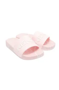 Dětské pantofle Kenzo Kids růžová barva #1983043