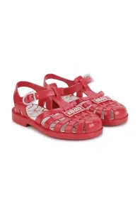 Dětské sandály Kenzo Kids červená barva