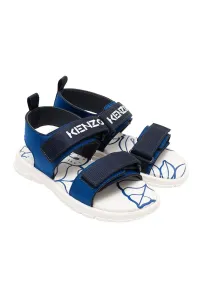 Dětské sandály Kenzo Kids tmavomodrá barva