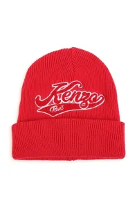 Dětska čepice Kenzo Kids červená barva