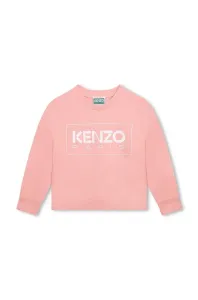 Dětská mikina Kenzo Kids růžová barva, s potiskem #6034705