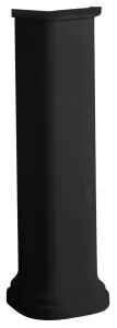 KERASAN WALDORF universální keramický sloup k umyvadlům 60, 80cm, černá mat 417031
