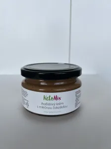 KetoMix Arašídový krém s mléčnou čokoládou | 22 porcí, 220 g