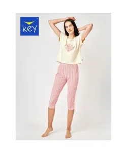 Key LNS 796 A24 Dámské pyžamo, XL, Broskvová