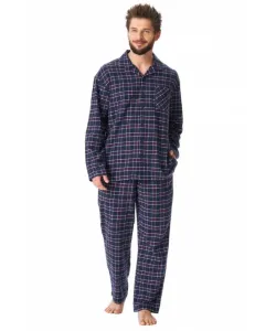 Key MNS 414 B23 Pánské pyžamo, XL, modrá-kratka