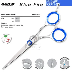 Kiepe Blue Fire Series Profi kadeřnické nůžky 225/5,5