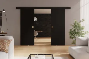 KIER Posuvné dveře WERDI DUO | 212 cm Barva: Černá