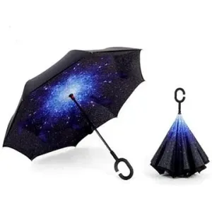 KIK KX7788_1 Obrácený deštník - vesmír