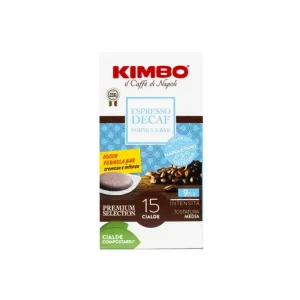 Kimbo Espresso Decaf ESE pody 15ks #5626973