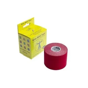 Kine-MAX SuperPro Cotton kinesiology tape červená