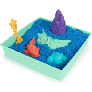 SPIN MASTER - Kinetic sand krabice tekutého písku s podložkou modrá
