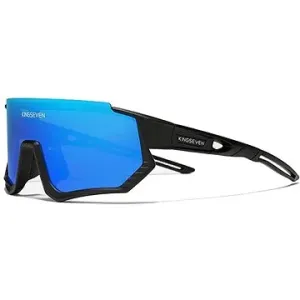Cyklistické Brýle Ls910 Černá, Sklo Nebeská Modrá C05