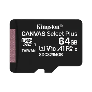 Kingston Canvas SeIect Plus Micro SDXC 64GB, UHS-I A1, Class 10 - rychlost 100 MB/s