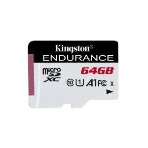 Kingston High Endurance Micro SDXC 64GB, UHS-I U1, Class 10 - rychlost 95 MB/s