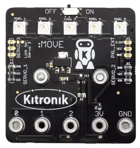 Kitronik 5623 Servo:lite Board, Bbc Micro:bit Board