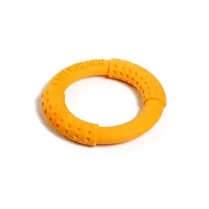 Hračka Kiwi Walker TPR guma kruh oranžový 18cm