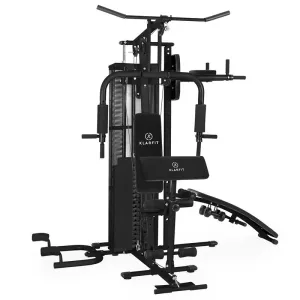 KLARFIT Ultimate Gym 5000, multifunkční posilovací stanice, černá
