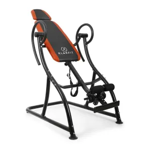 KLARFIT Relax Zone Pro, inverzní lavice, nosnost do 150 kg, červená
