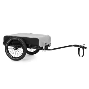 KLARFIT Companion, nákladní přívěs, 40kg/50l, přívěs na kolo, ruční vozík, černý #3455294