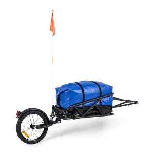 KLARFIT Follower, přívěs za kolo, transportní taška, sada, 120 l, 16'' kolo, nosnost 35 kg #763273