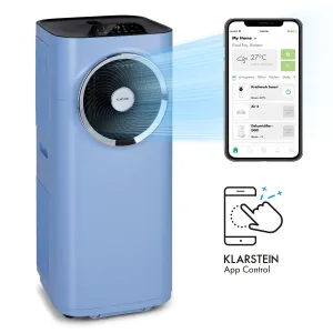 Klarstein Kraftwerk Smart 10K, mobilní klimatizace, 3 v 1, 10.000 BTU, ovládání pomocí aplikace, dálkové ovládání #759008