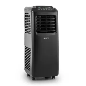 Klarstein Pure Blizzard 3 2G, 808 W/7000 BTU, mobilní klimatizace 3 v 1, chlazení, ventilátor, odvlhčovač vzduchu, černý