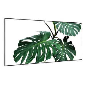 Klarstein Wonderwall Air Art Smart, infračervený ohřívač, 120 x 60 cm, 700 W, zelený list