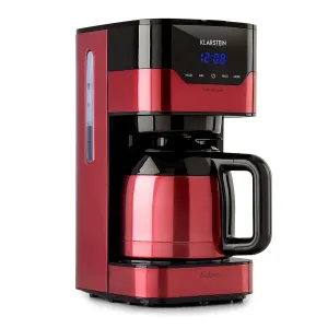 Klarstein Arabica, kávovar, 800 W, 1,2 l, Easy-touch control, stříbrno/černý #758959
