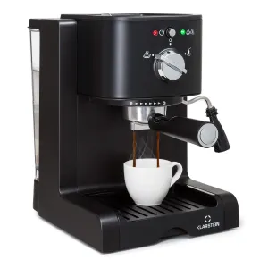 Klarstein Passionata 20, espresso kávovar, 20 barů, 6 šálků, 1,25 litru, mléčná pěna #759900