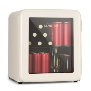 Klarstein PopLife 48, lednice na nápoje, 48 l, 0-10 °C, retro design, červená #761734
