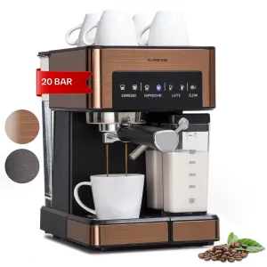 Klarstein Arabica Comfort, espresso kávovar, 1350 W, 20 bar, 1,8 l, dotykový displej #4658631