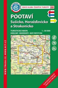 Trasa - KČT Laminovaná turistická mapa - Pootaví, Sušicko, Horažďovicko, 2020 7.vyd