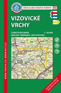Trasa - KČT Turistická mapa - Vizovické vrchy, 9. vydání, 2022