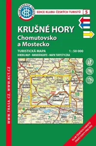 Trasa - KČT Turistická mapa - Krušné hory - Chomutovsko 6. vydání, 2020