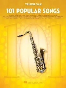 101 Popular Songs: For Tenor Sax (Hal Leonard Corp)(Paperback)