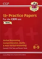 11+ CEM Practice Papers - Ages 8-9 (with Parents' Guide & Online Edition) (CGP Books)(Paperback / softback)