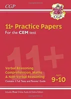 11+ CEM Practice Papers - Ages 9-10 (with Parents' Guide & Online Edition) (CGP Books)(Paperback / softback)