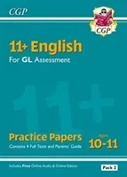 11+ GL English Practice Papers: Ages 10-11 - Pack 2 (with Parents' Guide & Online Edition) (Books CGP)(Paperback / softback)