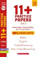 11+ Practice Papers for the CEM Test Ages 10-11 - Book 3 (Phelps Tracey)(Paperback / softback)