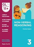11+ Practice Papers Non-Verbal Reasoning Pack 3 (Multiple Choice) (GL Assessment)(Paperback / softback)