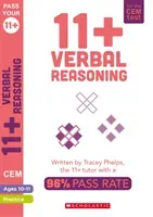 11+ Verbal Reasoning Practice and Assessment for the CEM Test Ages 10-11 (Phelps Tracey)(Paperback / softback)