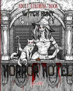 Adult Coloring Book Horror Hotel: Witch Hunt (Shah A. M.)(Paperback)