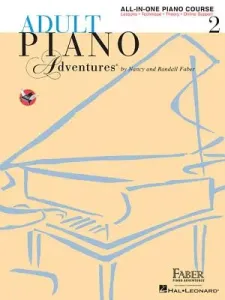 Adult Piano Adventures All-In-One Lesson Book 2: Book/Online Audio (Faber Nancy)(Spiral)