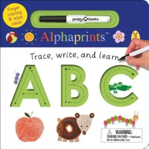 Alphaprints: Trace, Write, and Learn ABC: Finger Tracing & Wipe Clean (Priddy Roger)(Board Books)