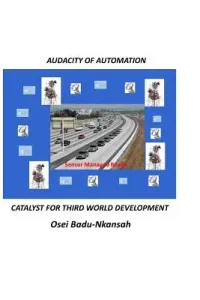 Audacity of Automation: Catalyst for Third World Development (Badu-Nkansah Osei)(Paperback)