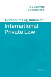 Avizandum Legislation on International Private Law (Crawford Elizabeth)(Paperback)