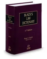 Black's Law Dictionary 11th Edition, Hardcover (Garner Bryan A.)(Pevná vazba)