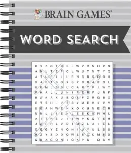 Brain Games - Word Search (Purple) (Publications International Ltd)(Spiral)